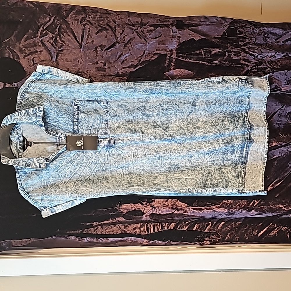 Rock & Republic Women's Dress Size M Color Blue NWT